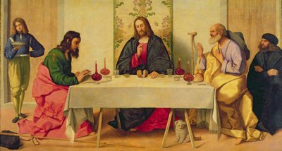 Das Abendmahl in Emmaus, 1520 von Vincenzo di Biagio Catena